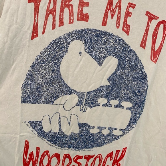 Lauren Moshi White and Red Fringe Tee - Picture 4 of 7